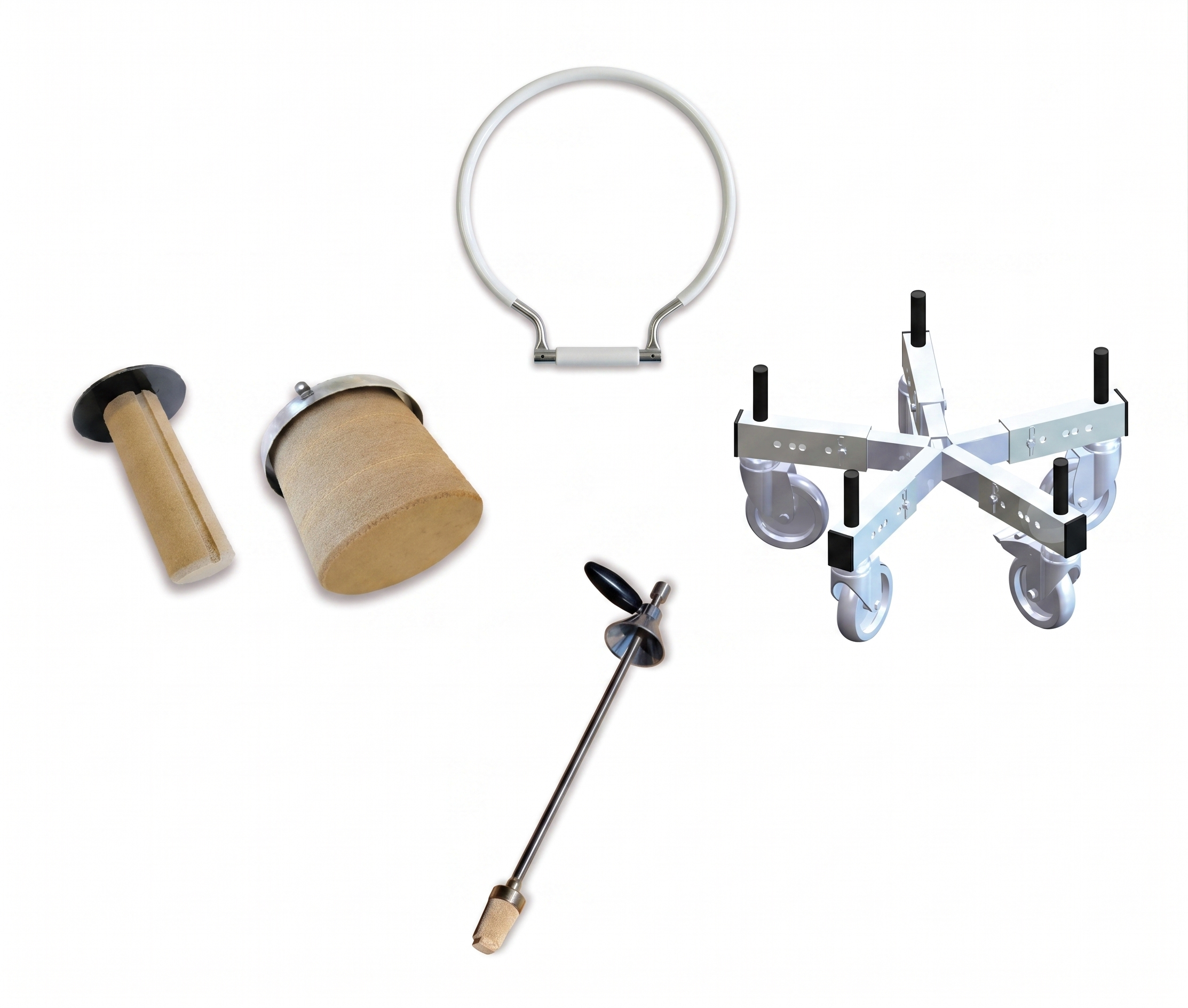 Accessoires embase à roulettes
