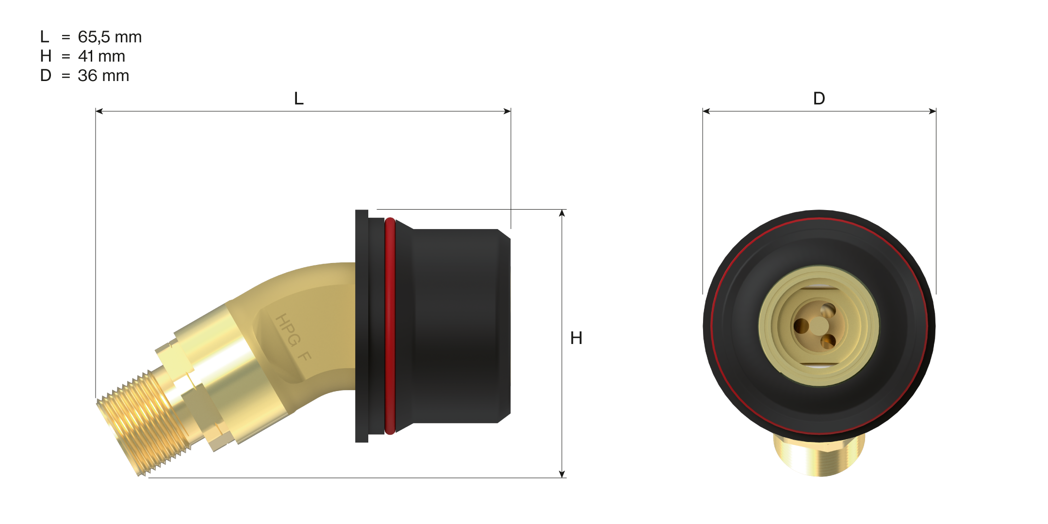EXELTOP SCHELLKUPPLUNG BG - G 3/8" AG LH