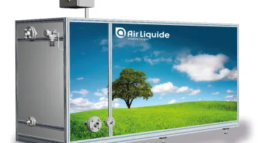 Eco Chiller: Wärmetauscher zur Energierückgewinnung mittels tiefkalt verflüssigten Industriegasen