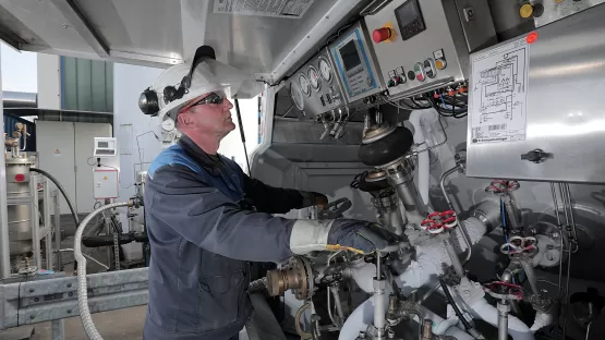 Als Gasefahrer repräsentiert Jens Köster neben seinem Arbeitgeber somit auch das Unternehmen Air Liquide.