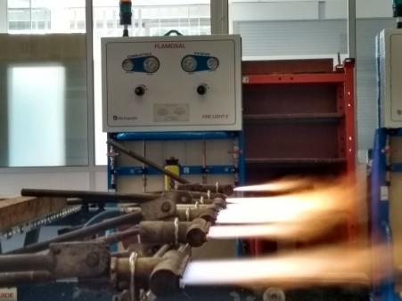 Gas-Sauerstoff-Brenner zum Feuerpolieren und Glaskanten abrunden