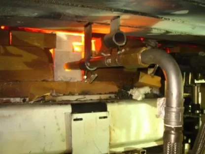 Sauerstofflanze Gasbrennern Schmelzleistung