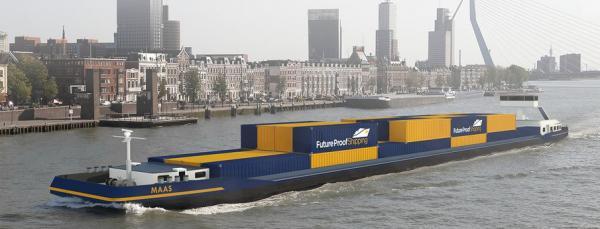 Future Proof Shipping, das erste Wasserstoff-Binnenschiff in den Niederlanden