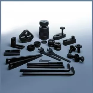 Schwarzoxidieren-schwarzes Metall