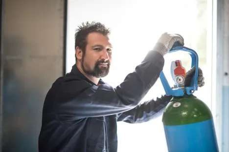 gasflasche argon miete rent customer händler kunde