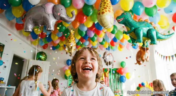 Kindergeburtstag Gender Reveal Party Ballongas Helium Air Liquide