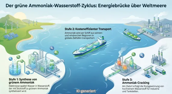 Air Liquide Deutschland - Ammoniak-Wasserstoff-Zyklus