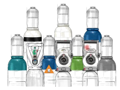 Medizinische Gase mit Oyan smart