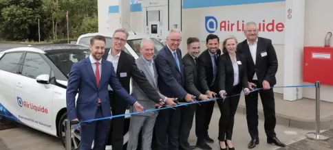 Neue Wasserstoff-Tankstelle in Frechen