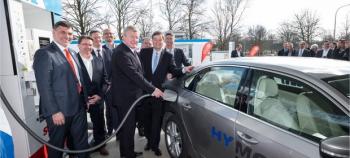 Neue Wasserstofftankstelle in Wolfsburg