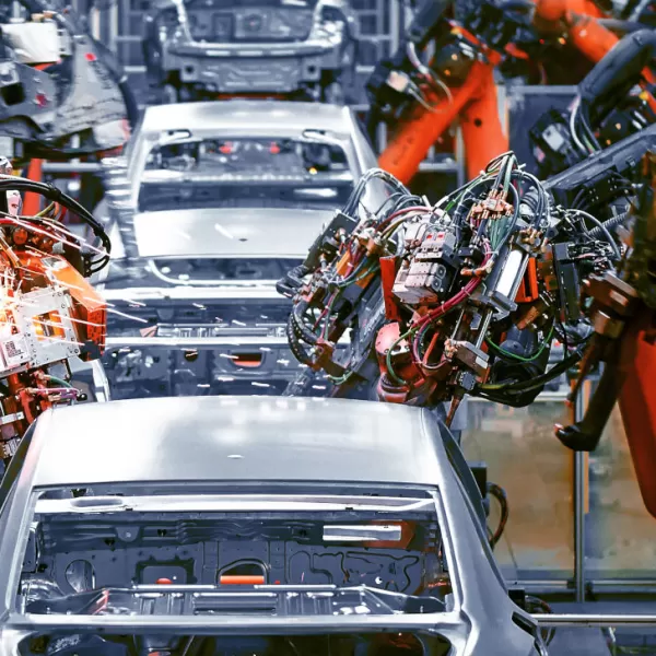 MAG-Schweißen in der Automobilproduktion