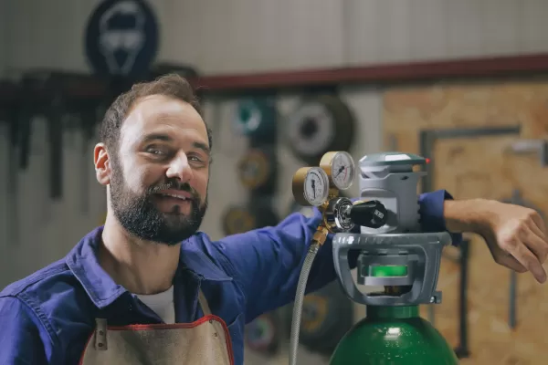 Bräuer Schweißtechnik nutzt Qlixbi und Onsite-Gasmischer