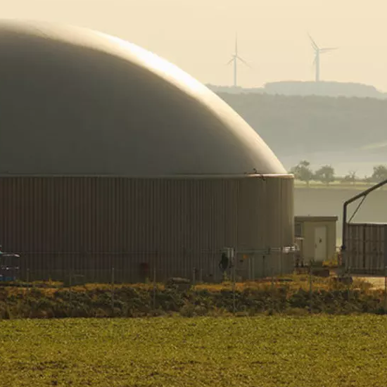 Umwandlung von Biogas zu Biomethan