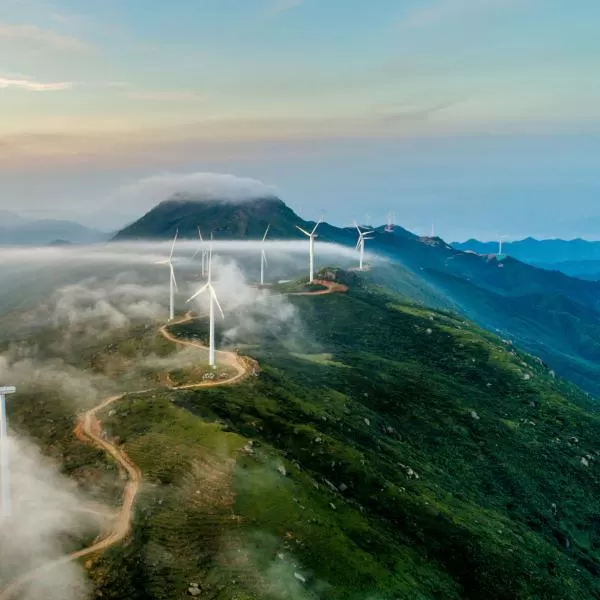 Eco Origin-Landschaft Glasherstellung