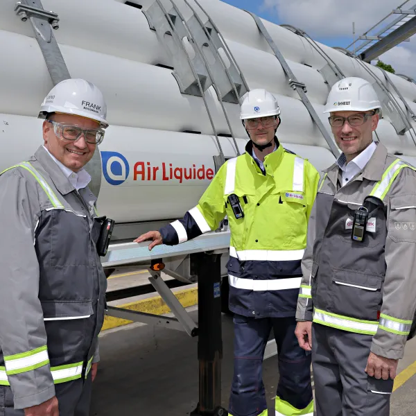 Wasserstoff-Abfüllung in Marl
