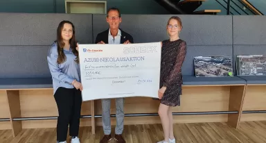 Azubi-Spende an Kinderhospizstiftung