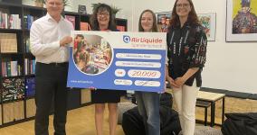 Air Liquide unterstützt Ukrainisches Haus – 20.000 Euro für Kinderzentrum in Dresden