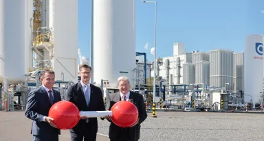 Investition in industrielle Infrastruktur