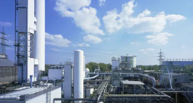 Anlagen von Air Liquide in Oberhausen