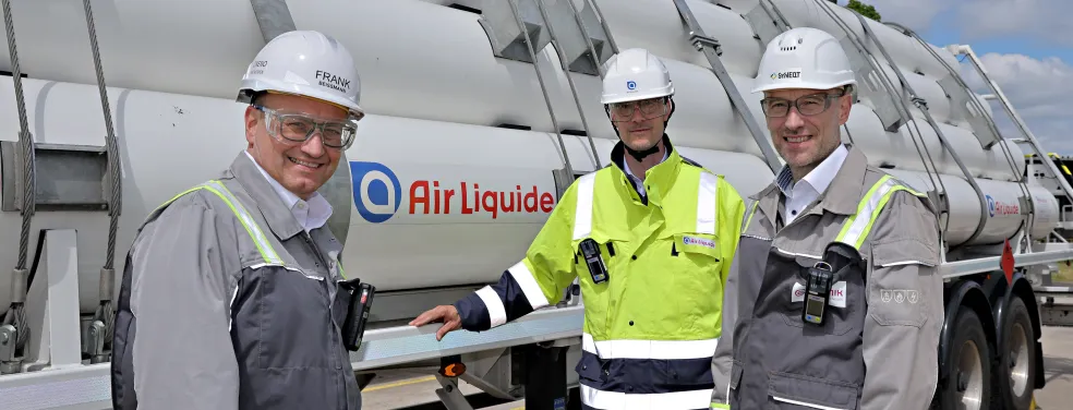 Wasserstoff-Abfüllung in Marl