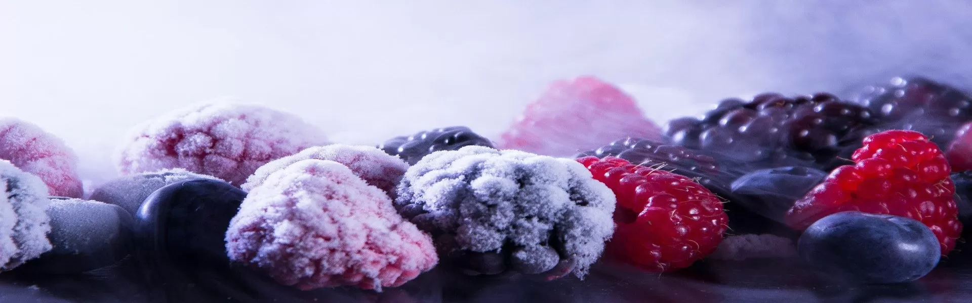 Kühlen und Frosten von Lebensmitteln-gefrorene Beeren