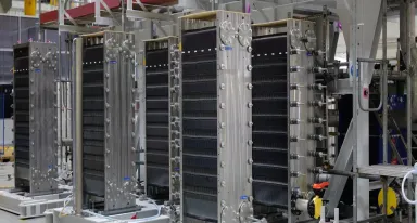 Serienproduktion von Elektrolyseuren