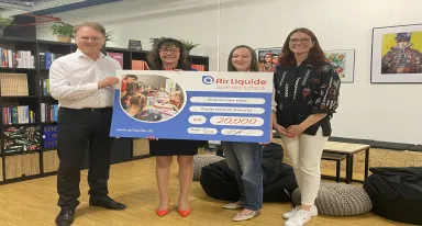 Air Liquide unterstützt Ukrainisches Haus – 20.000 Euro für Kinderzentrum in Dresden