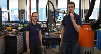 Mareike lernt schweißen in 15 Minuten?