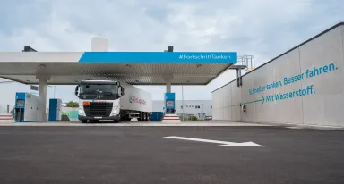 Wasserstoff-Tankstelle am Höherweg