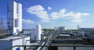 Anlagen von Air Liquide in Oberhausen