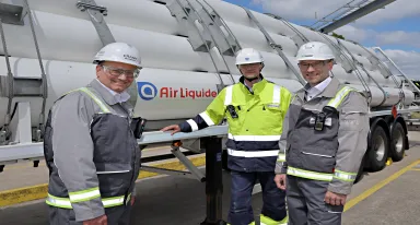 Wasserstoff-Abfüllung in Marl